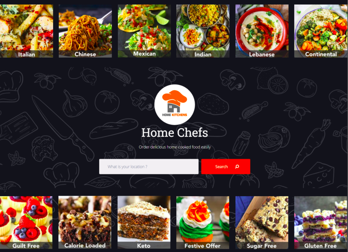 Home Kitchens – Order delicious home cooked food easily